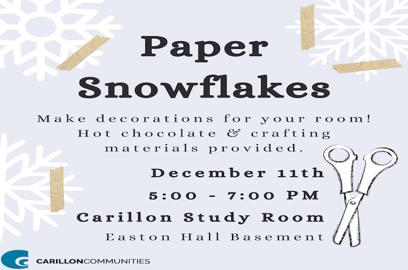 Paper Snowflakes flier