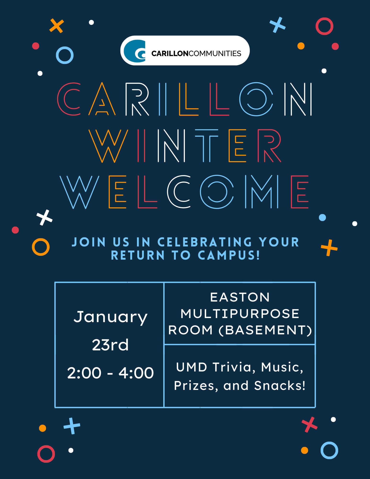 Winter Welcome Flyer